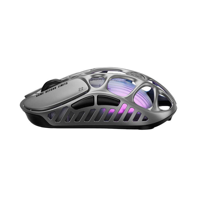 MOUSE GRAVASTAR MERCURY X PRO | INALAMBRICO | 8000 HZ | 32,000 DPI | INTERSTELLAR-SILVER