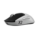 MOUSE LOGITECH GPRO X2 SUPERSTRIKE | INALAMBRICO | 44,000 DPI | 8,000 Hz | BLANCO-NEGRO