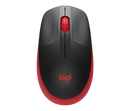 MOUSE LOGITECH M190 | INALAMBRICO | 1,000 DPI | NEGRO-ROJO