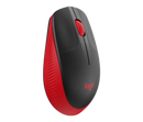 MOUSE LOGITECH M190 | INALAMBRICO | 1,000 DPI | NEGRO-ROJO