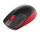 MOUSE LOGITECH M190 | INALAMBRICO | 1,000 DPI | NEGRO-ROJO