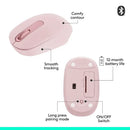 MOUSE LOGITECH M196 | BLUETOOTH | 1,000 DPI | ROSA