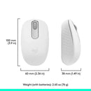 MOUSE LOGITECH M196 | BLUETOOTH | 1,000 DPI | BLANCO