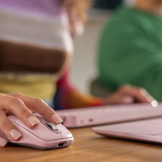 MOUSE LOGITECH MX ANYWHERE 3S | INALAMBRICO | 8,000 DPI | ROSADO