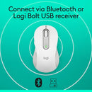 MOUSE LOGITECH SIGNATURE M650 L LEFT SILENT | BLUETOOTH-INALAMBRICO | 4,000 DPI | BLANCO