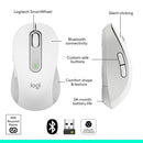 MOUSE LOGITECH SIGNATURE M650 L LEFT SILENT | BLUETOOTH-INALAMBRICO | 4,000 DPI | BLANCO