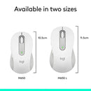 MOUSE LOGITECH SIGNATURE M650 L LEFT SILENT | BLUETOOTH-INALAMBRICO | 4,000 DPI | BLANCO