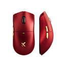 MOUSE MCHOSE K7 ULTRA | INALAMBRICO | 8000 Hz | 42,000 DPI | ROJO - DORADO