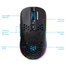 MOUSE MICRONICS WARRIOR RX - MICGM828RX+ | INALAMBRICO | 4,800 DPI | RGB | NEGRO
