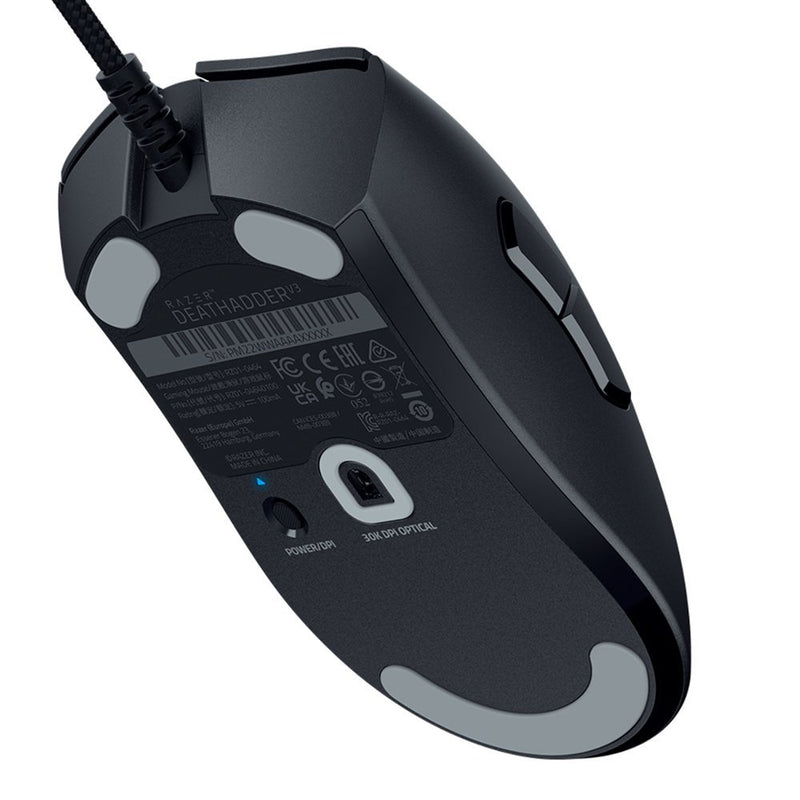 MOUSE RAZER DEATHADDER V3 | CABLEADO | 30,000 DPI | NEGRO