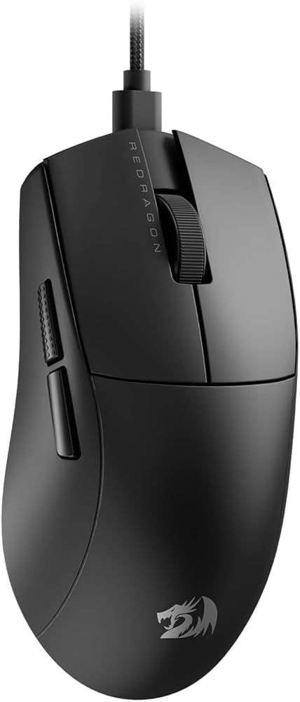 MOUSE REDRAGON K1NG (1K HZ) M724 | CABLEADO | 12,400 DPI | NEGRO