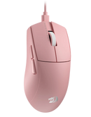 MOUSE REDRAGON K1NG (1K HZ) M724P | CABLEADO | 12,400 DPI | ROSADO