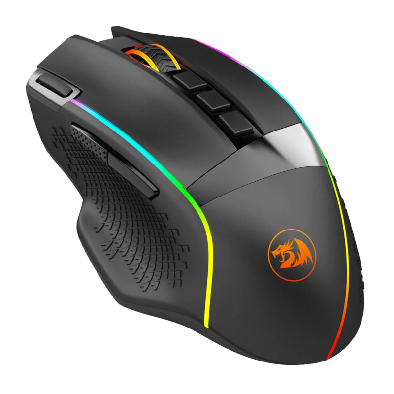 MOUSE REDRAGON PREDATOR PRO M612PRO | INALAMBRICO | 8,000 DPI | RGB | NEGRO