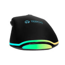 MOUSE TEROS TE-1211G | 12,800 DPI | RGB | NEGRO