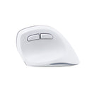MOUSE TEROS VERTICAL TE-1236S | INALAMBRICO - BT - CABLEADO | 2400 DPI | BLANCO
