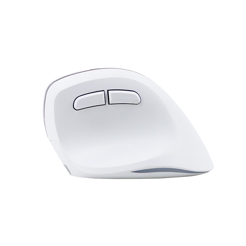 MOUSE TEROS VERTICAL TE-1236S | INALAMBRICO - BT - CABLEADO | 2400 DPI | BLANCO