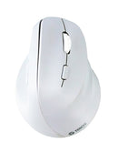 MOUSE TEROS VERTICAL TE-1236S | INALAMBRICO - BT - CABLEADO | 2400 DPI | BLANCO