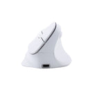 MOUSE TEROS VERTICAL TE-1236S | INALAMBRICO - BT - CABLEADO | 2400 DPI | BLANCO
