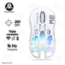 MOUSE GRAVASTAR MERCURY M2 | INALAMBRICO | 26,000 DPI | OPALINE WHITE