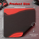 MOUSEPAD ATTACK SHARK CM02 | L | 450 X 400 X 4MM | NEGRO - ROJO