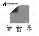 MOUSEPAD ATTACK SHARK CM02 | L | 450 X 400 X 4MM | GRIS