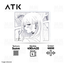 PRE-VENTA | MOUSEPAD ATK ANIME REVERIE | L | 490 X 420 X 4MM | NEGRO-BLANCO