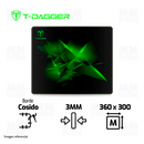 MOUSEPAD T-DAGGER GEOMETRY T-TMP201 | M | 360 X 300 X 3MM