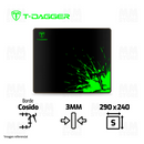 MOUSEPAD T-DAGGER LAVA S T-TMP100 | S | 290 X 240 X 3MM