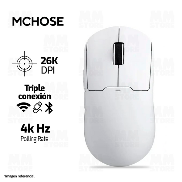MOUSE MCHOSE A5 PRO MAX | INALAMBRICO | BLANCO