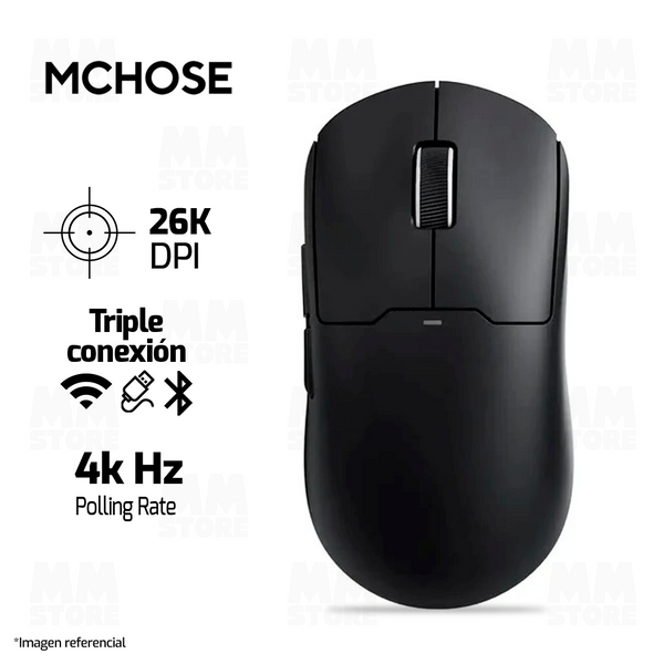 MOUSE MCHOSE A5 PRO MAX | INALAMBRICO | NEGRO