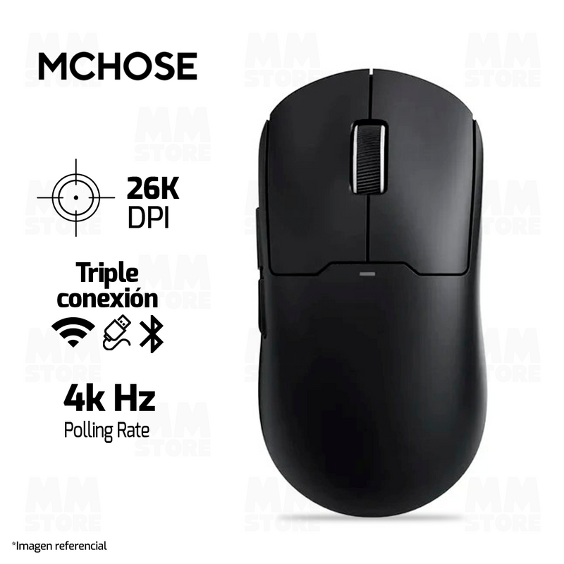 MOUSE MCHOSE A5 PRO MAX | INALAMBRICO | NEGRO