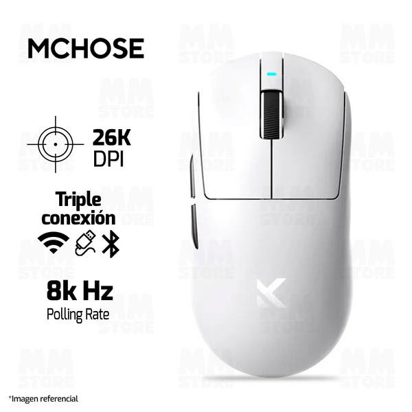 MOUSE MCHOSE A7 PRO S | INALAMBRICO | BLANCO