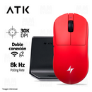 PRE-VENTA | MOUSE ATK DRAGONFLY A9 NB ULTRA | INALAMBRICO | 8,000 Hz | 42,000 DPI | ROJO