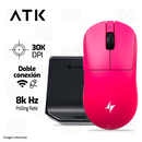 PRE-VENTA | MOUSE ATK DRAGONFLY A9 NB ULTRA | INALAMBRICO | 8,000 Hz | 42,000 DPI | ROSA