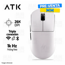 PRE-VENTA | MOUSE ATK A9 PLUS | INALAMBRICO - BLUETOOTH | 26,000 DPI | BLANCO