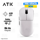 PRE-VENTA | MOUSE ATK DRAGONFLY A9 ULTIMATE | INALAMBRICO | 8,000 Hz | 42,000 DPI | BLANCO