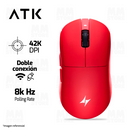 PRE-VENTA | MOUSE ATK DRAGONFLY A9 ULTIMATE | INALAMBRICO | 8,000 Hz | 42,000 DPI | ROJO