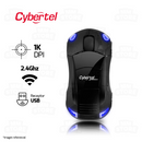 MOUSE CYEBRTEL CARRERAS S-CYB M301S | INALAMBRICO | 1,000 DPI | NEGRO