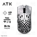 PRE-VENTA | MOUSE ATK GHOST ULTIMATE | INALAMBRICO | 42,000 DPI | 8,000 Hz | PLATEADO