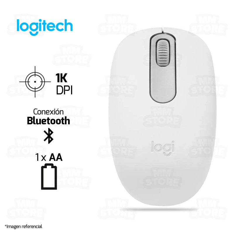 MOUSE LOGITECH M196 | BLUETOOTH | 1,000 DPI | BLANCO