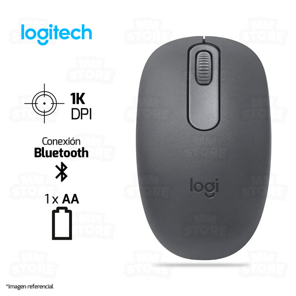 MOUSE LOGITECH M196 | BLUETOOTH | 1,000 DPI | NEGRO