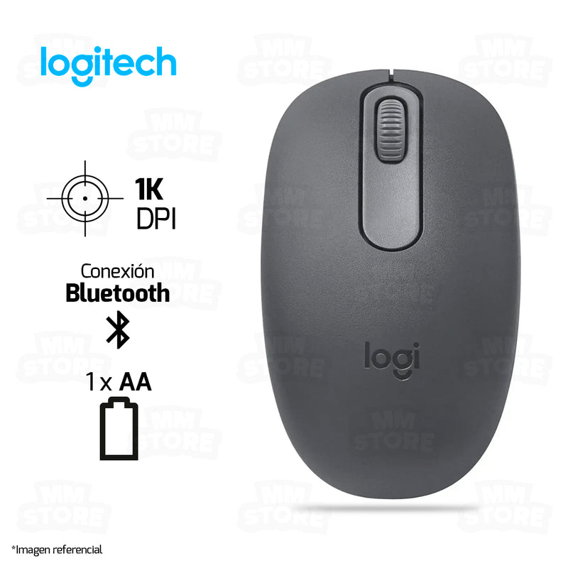 MOUSE LOGITECH M196 | BLUETOOTH | 1,000 DPI | NEGRO