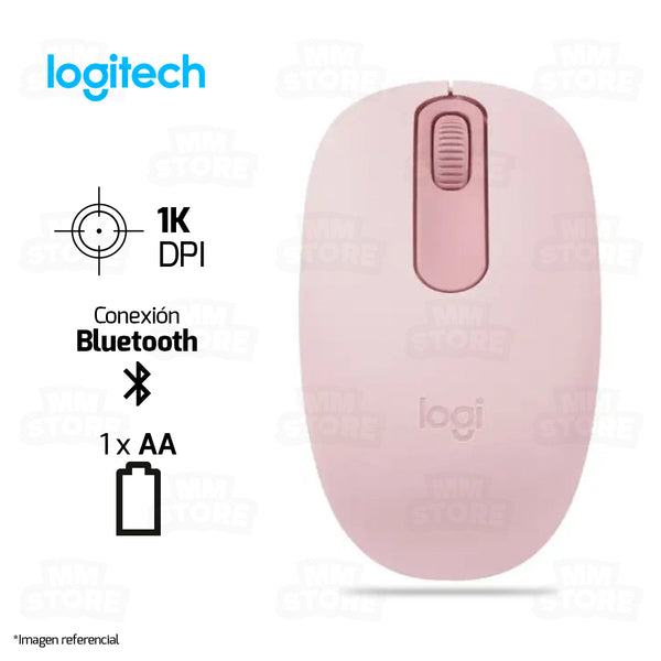 MOUSE LOGITECH M196 | BLUETOOTH | 1,000 DPI | ROSA