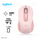 MOUSE LOGITECH SIGNATURE M650 SILENT | BLUETOOTH - INALAMBRICO | 4,000 DPI | ROSADO