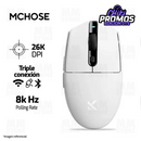 MOUSE MCHOSE G3 ULTRA | INALAMBRICO | 8000 Hz | BLANCO