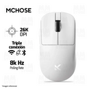 MOUSE MCHOSE L7 PRO | INALAMBRICO | 8000 Hz | 26,000 DPI | BLANCO
