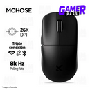MOUSE MCHOSE L7 PRO | INALAMBRICO | 8000 Hz | 26,000 DPI | NEGRO