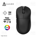 PRE-VENTA | MOUSE AJAZZ NJ08 MC | INALAMBRICO | 12,000 DPI | RGB | NEGRO | 6 MESES