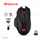 MOUSE REDRAGON GAINER M656 | INALAMBRICO | 4,000 DPI | RGB | NEGRO