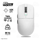 MOUSE ROYAL KLUDGE M3 | INALAMBRICO | 8,000 Hz | 42,000 DPI | BLANCO